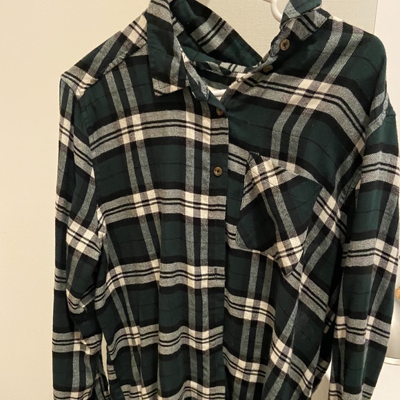 Dark green plaid jacket, size M, Blue Notes - Picture 1 of 1